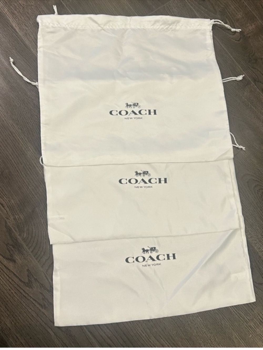 Coach Dust Bag x3 Medium Size